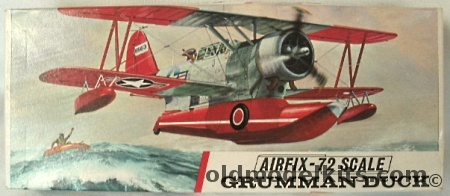 Airfix 1/72 Grumman J2F6 Duck - Wartime or Postwar Markings - Type 3 Logo Issue, 263 plastic model kit